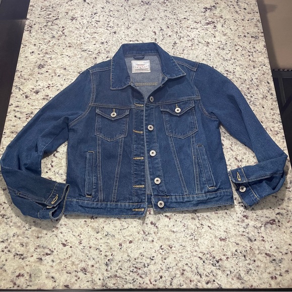 California Vintage Other - California Vintage Womens Juniors Denim Jean Jacket Size Large Button Front